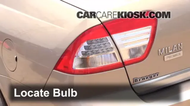 2006 Mercury Milan Premier 3.0L V6 Lights Turn Signal - Rear (replace bulb)